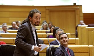 Igleisas y Sánchez, en el Senado. | EFE
