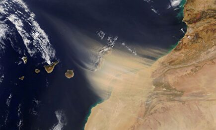 El desierto engulle Canarias con la calima llegada de África