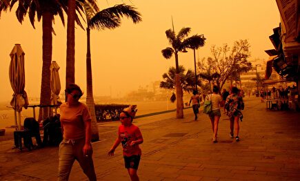 El desierto engulle Canarias con la calima llegada de África