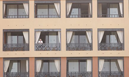 Fachada del hotel en cuarentena | EFE