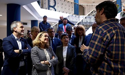 Visita de la vicepresidenta de Asuntos Económicos al Tech Spirit Barcelona |  EFE