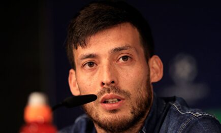 David Silva, en rueda de prensa en el Santiago Bernabéu. |  EFE