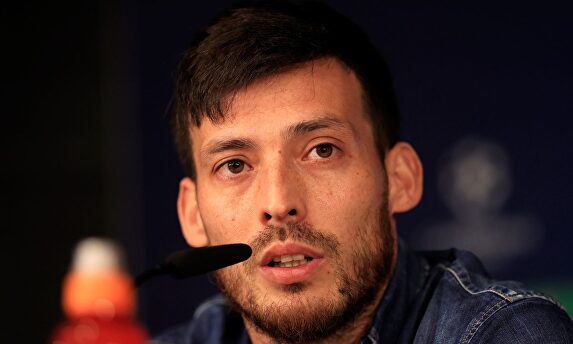 David Silva, en rueda de prensa en el Santiago Bernabéu. |  EFE
