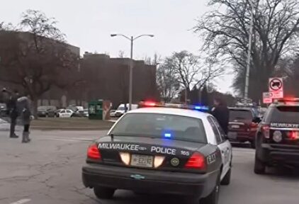 La Policía vigila la zona del tiroteo. |  Imagen TV