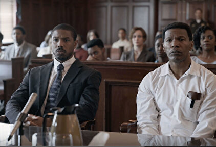 Michael B. Jordan y Jamie Foxx en Cuestión de Justicia |  Warner Bros