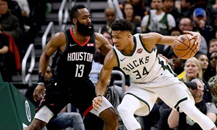 El tremendo palo de Harden a Antetokounmpo