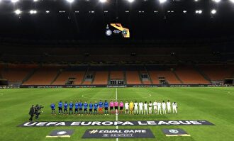 Partido de la Europa League a puerta cerrada. |  EFE