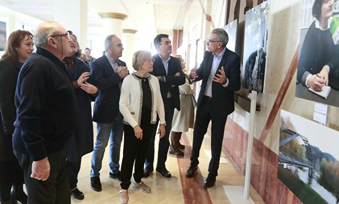 Apertura de la muestra sobre el Camino de Invierno en Santiago |  Xunta de Galicia
