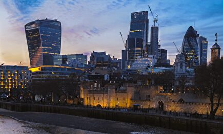 Una imagen del 'skyline' de la City londinense. |  Pixabay/CC/sergioaixmolina