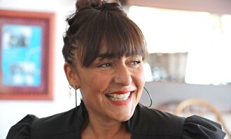 Candela Peña promocionando Hierro |  EFE