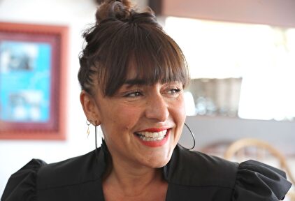 Candela Peña promocionando Hierro |  EFE