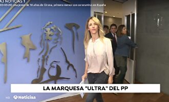 Antena 3 rotula "la marquesa ultra del PP" para referirse a Cayetana Álvarez de Toledo