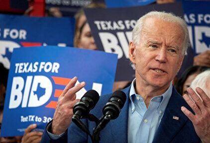 Joe Biden, durante su campaña en Texas. |  EFE