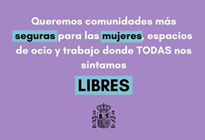 Uno de los tuits lanzados por el Ministerio |  @IgualdadGob