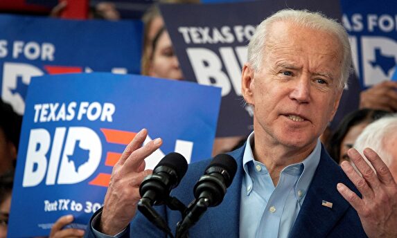 Joe Biden, durante su campaña en Texas. |  EFE