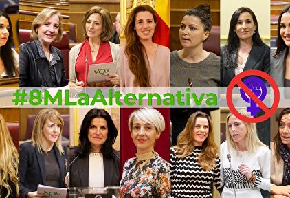 Las diputadas de Vox en el Congreso, contra el "feminismo supremacista"