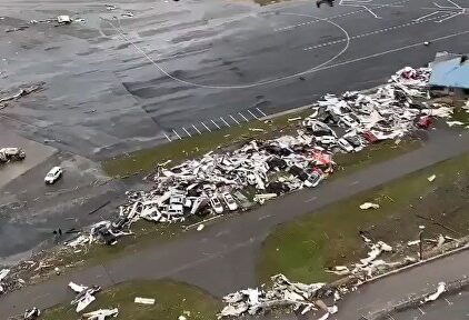 Un devastador tornado destruye un aeropuerto en Nashville, Estados Unidos