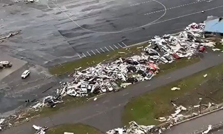 Un devastador tornado destruye un aeropuerto en Nashville, Estados Unidos