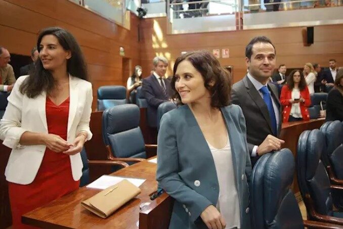 Monasterio, Ayuso, Aguado en una imagen de archivo. |  Europa Press