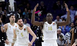 Usman Garuba, en acción ante el Asvel Villeurbanne. |  EFE