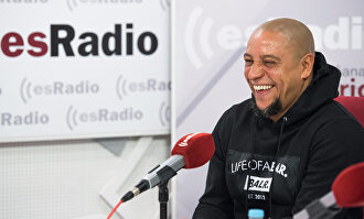 Roberto Carlos, en una visita reciente a esRadio. | David Alonso Rincón