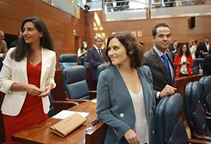 Monasterio, Ayuso, Aguado en una imagen de archivo. | Europa Press