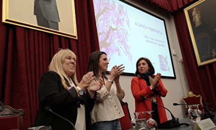 La ministra de Igualdad, Irene Montero, en un acto en la Universidad de Sevilla |  Europa Press