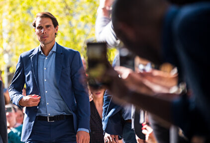 Rafa Nadal, en un acto en Madrid. | David Alonso Rincón