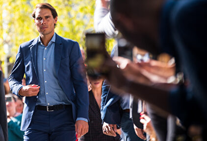 Rafa Nadal, en un acto en Madrid. | David Alonso Rincón