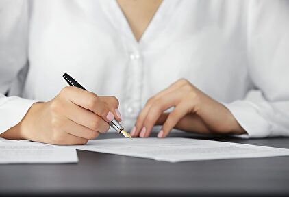 Firma de escritura | Alamy