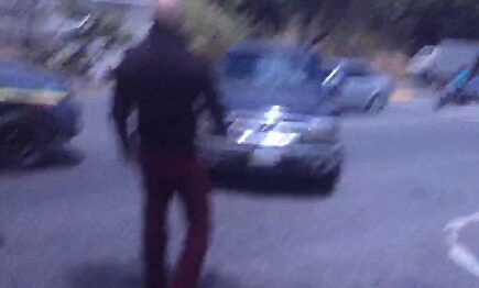 Guaidó mostró un video de la Policía chavista cerca de su casa.