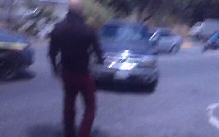 Guaidó mostró un video de la Policía chavista cerca de su casa.