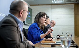 La consejera riojana de Salud, Sara Alba. |  EFE