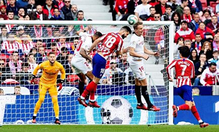 Felipe en el último partido del Atlético en el Metropolitano. | EFE