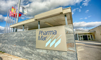 Entrada a la sede de PharmaMar. |  Ricardo Rubio (Europa Press)