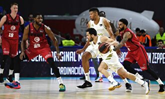 Campazzo y Tavares, dos de los pilares del Madrid en el triunfo ante el Zaragoza | EFE