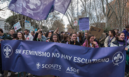 Así se apropió la extrema izquierda del 8-M