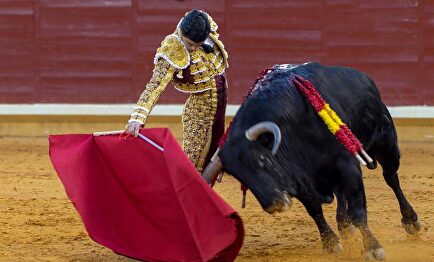 Derechazo de Pablo Aguado en Illescas. |  EFE