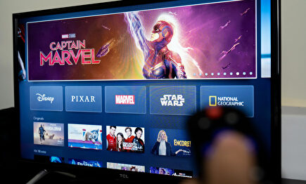 La nueva plataforma Disney + |  Alamy