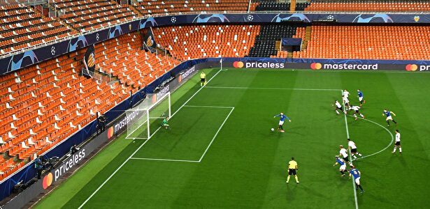 Imagen del Valencia-Atalanta. |  EFE