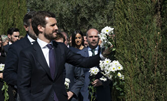 Casado en el homenaje de este miércoles a las víctimas del 11M |  David Mudarra