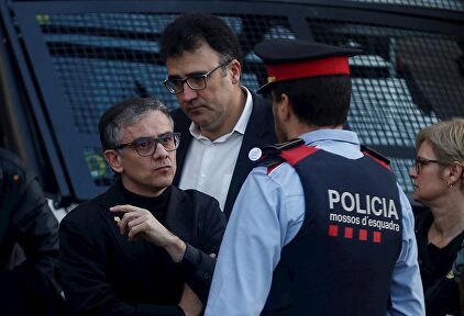 Jové y Salvadó, a su llegada al TSJC, en una imagen de archivo. | EFE