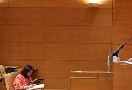 Ruíz Escudero, durante su comparecencia. |  Comunidad de Madrid