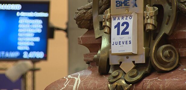 La bolsa de Madrid este jueves 12 de marzo de 2020 |  Europa Press
