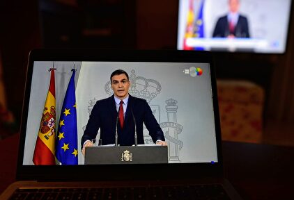 Sánchez en una de sus comparecencias de fin de semana | LD