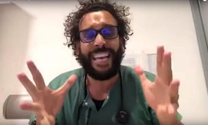 El desesperado mensaje de un médico a los jóvenes: "¡Pensad en los demás!"