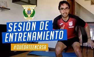 El Leganés sigue peleando contra el coronavirus y te pone en forma sin salir de casa