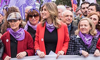 Cabecera de la manifestación del 8-M | C.Jordá