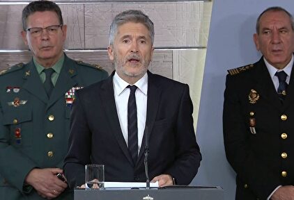 Marlaska con los DAO de la Guardia Civil y la Policía Nacional | EFE