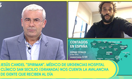 Jorge Javier y Spiriman |  Telecinco